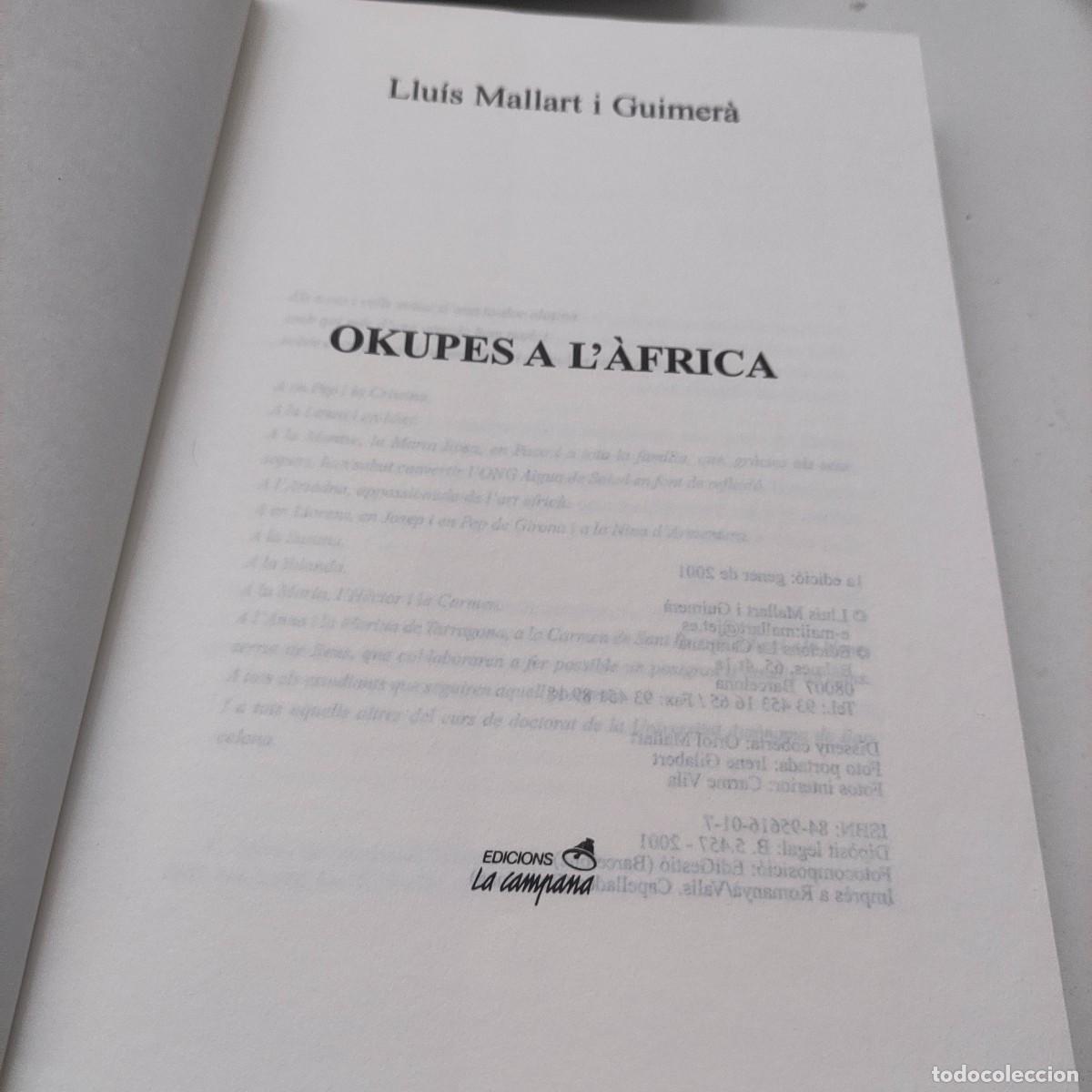 Libros de segunda mano: Okupes a l&Agrave;frica. Llu&iacute;s Mallart - Foto 5