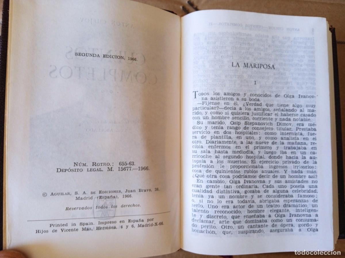 Libros de segunda mano: Colecci&oacute;n completa 4 libros Chejov JOYA Aguilar - Foto 5