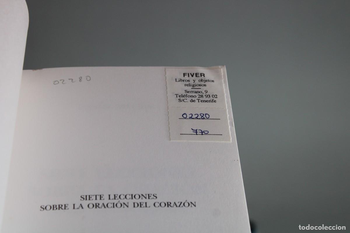 Libros de segunda mano: SIETE LECCIONES SOBRE LA ORACION DEL CORAZON / DANIEL MAURIN - Foto 4