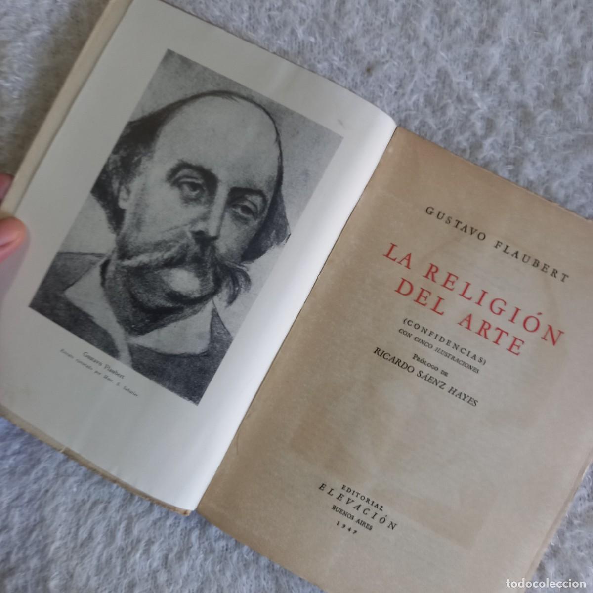 Libros de segunda mano: La religi&oacute;n del arte. Gustave Flaubert - Foto 3