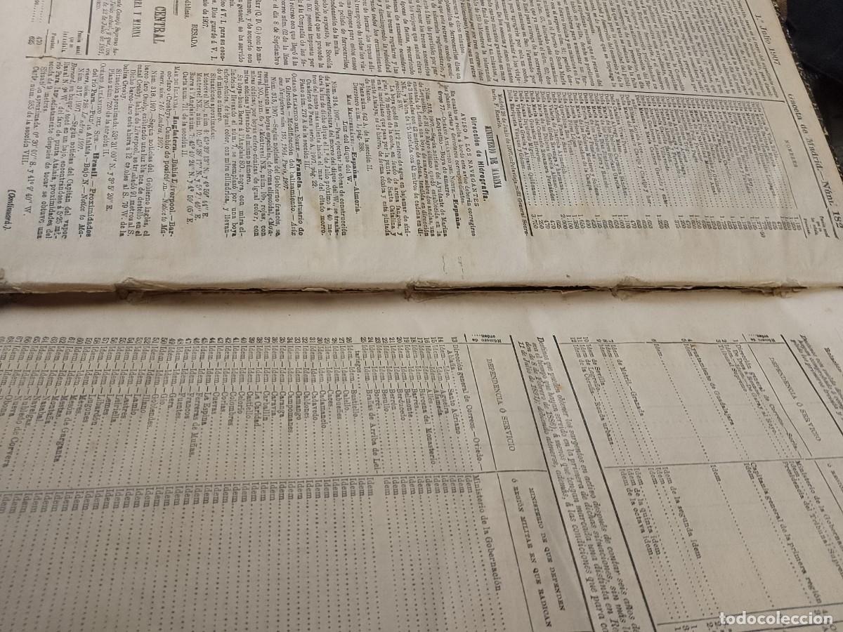 Libros de segunda mano: Gaceta de Madrid, 1907, Instituto - Foto 4