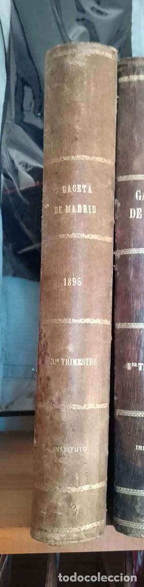 Libros de segunda mano: Gaceta de Madrid, 1895, Instituto - Foto 3
