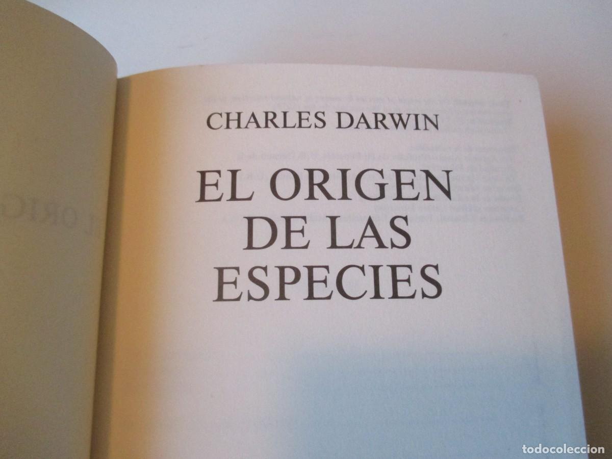 Libros de segunda mano: CHARLES DARWIN El origen de las especies W34983 - Foto 2