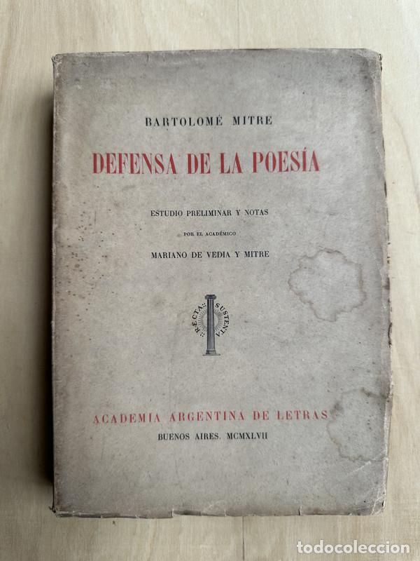 Libros de segunda mano: Defensa de la poesia - Mitre, Bartolome - Foto 1