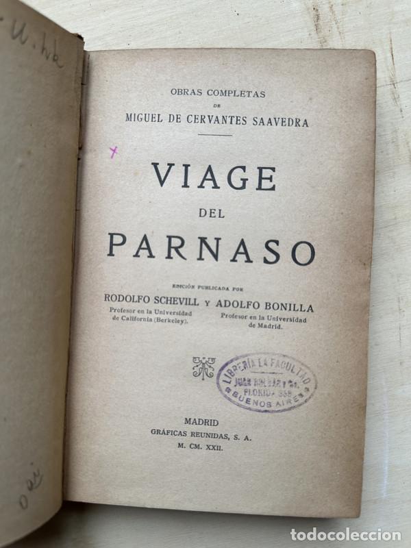 Libros de segunda mano: Viage del parnaso - de Cervantes Saavedra, Miguel - Foto 1