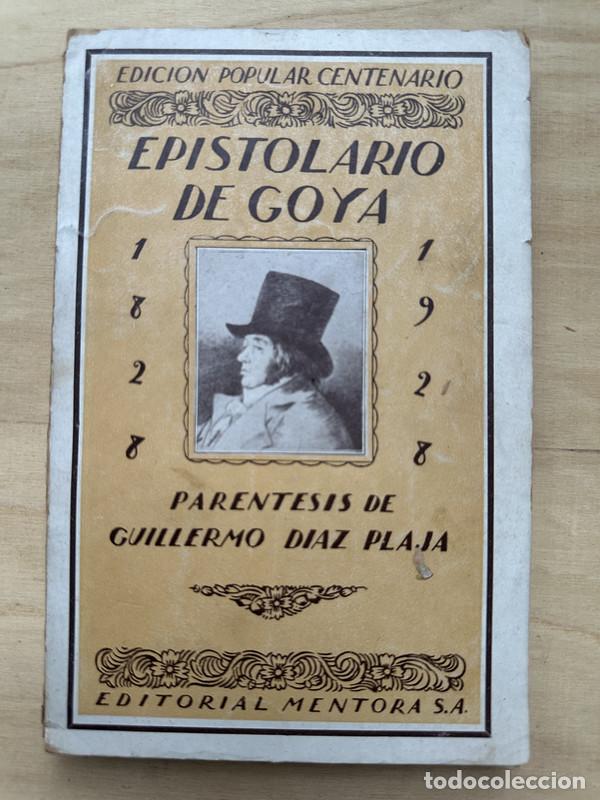 Libros de segunda mano: Epistolario de Goya - Foto 1