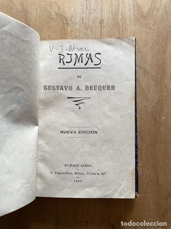 Libros de segunda mano: Rimas - Becquer, Gustavo - Foto 1