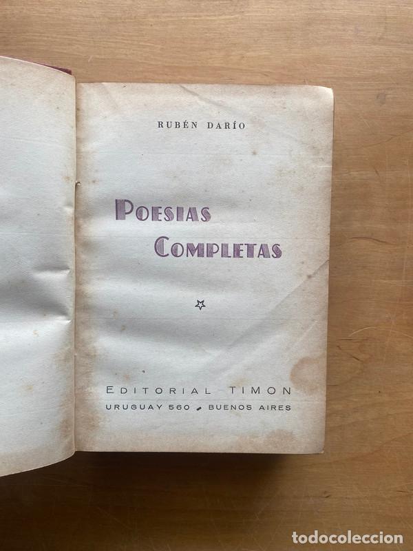 Libros de segunda mano: Poesias completas - Dario, Ruben - Foto 1