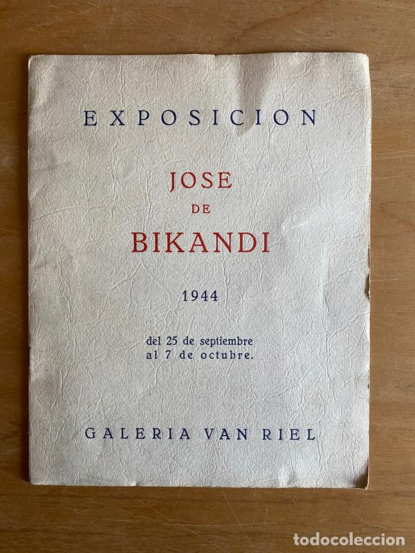 Libros de segunda mano: Exposicion Jose de Bikandi - Foto 1