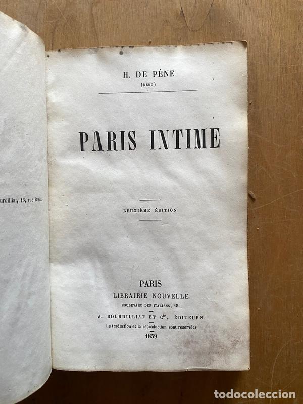 Libros de segunda mano: Paris Intime - De Pene - Foto 2