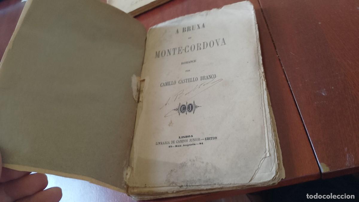 Libros de segunda mano: A Bruxa do Monte Cordova 1867 Camilo Castelo Branco - Foto 2