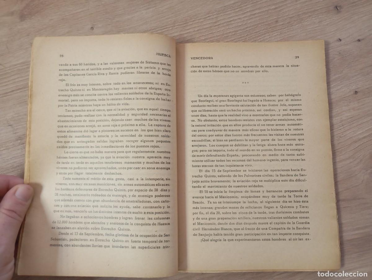 Libros de segunda mano: Huesca vencedora Cirilo Mart&iacute;n Retortillo - Foto 4
