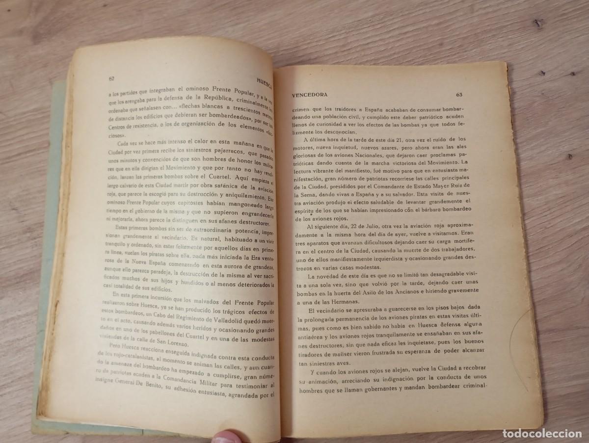 Libros de segunda mano: Huesca vencedora Cirilo Mart&iacute;n Retortillo - Foto 5
