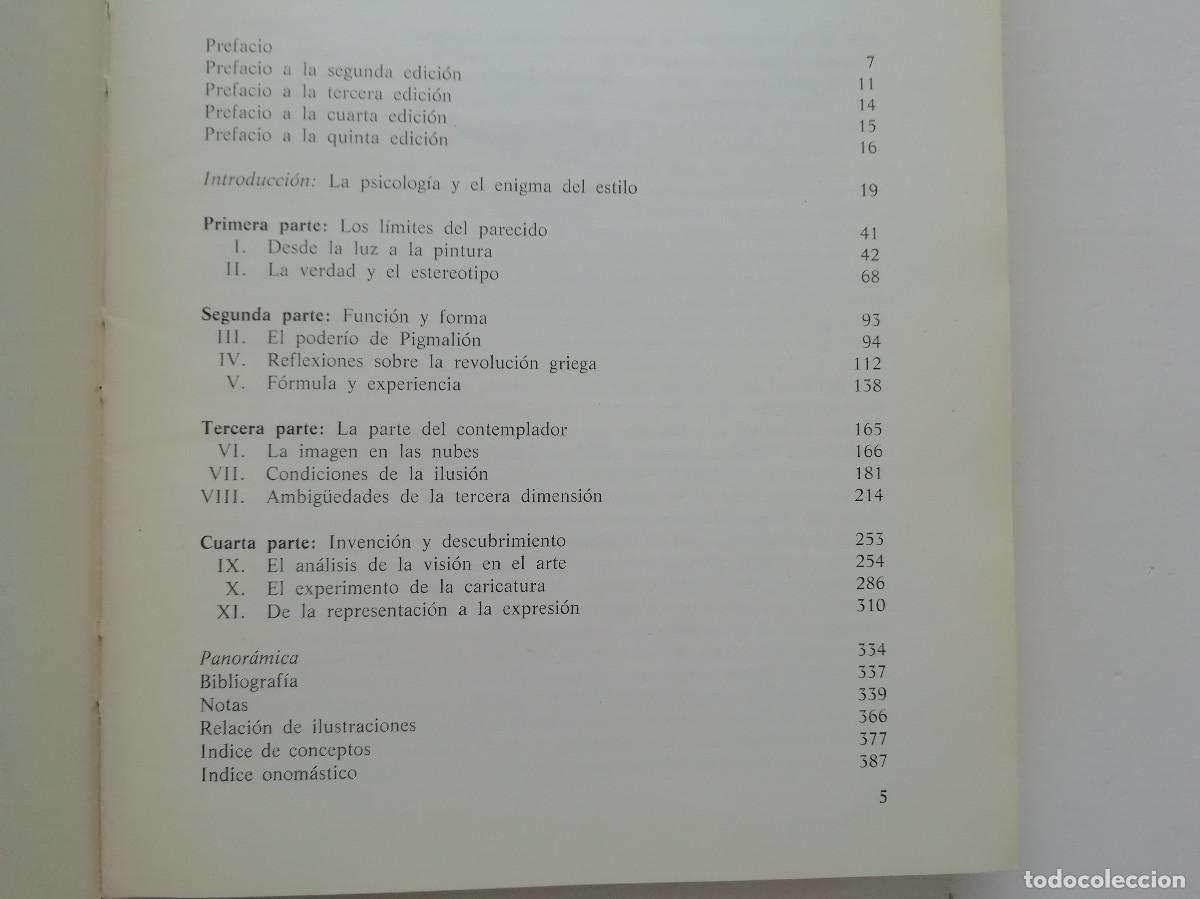 Libros de segunda mano: Arte e ilusi&oacute;n - E.H. Gombrich - Foto 4