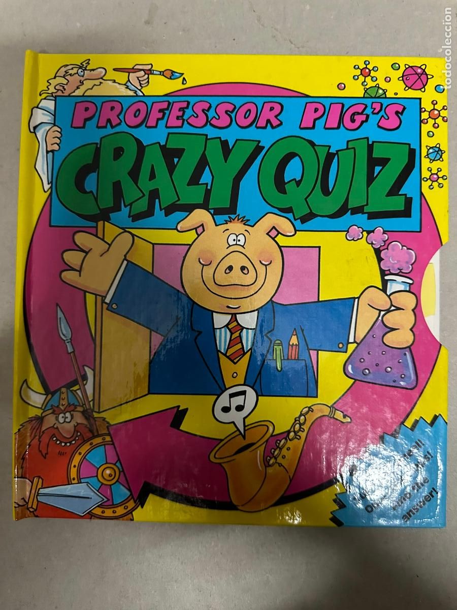 Libros de segunda mano: Professor Pigs Crazy Quiz. Libro popup en ingl&eacute;s - Foto 1
