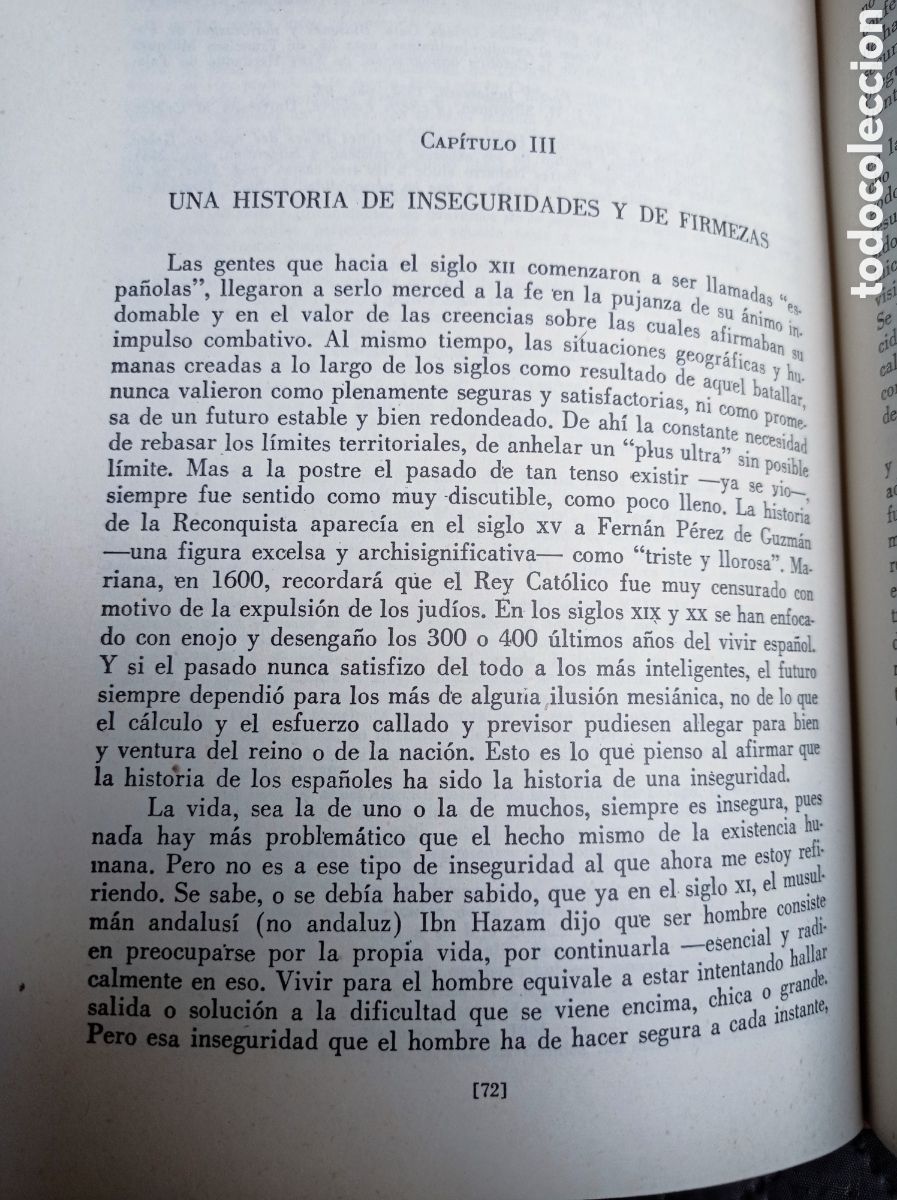 Libros de segunda mano: AM&Eacute;RICO CASTRO. LA REALIDAD HIST&Oacute;RICA DE ESPA&Ntilde;A. - Foto 3