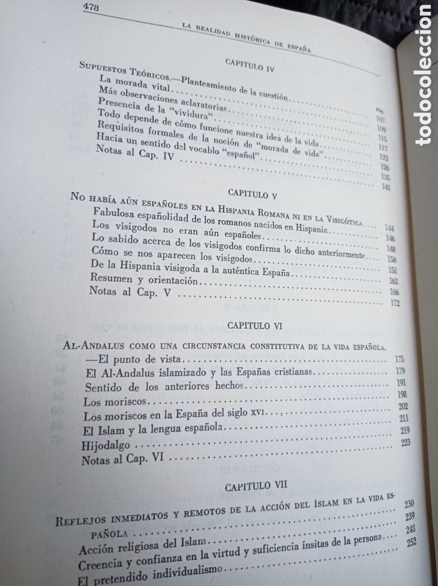 Libros de segunda mano: AM&Eacute;RICO CASTRO. LA REALIDAD HIST&Oacute;RICA DE ESPA&Ntilde;A. - Foto 5