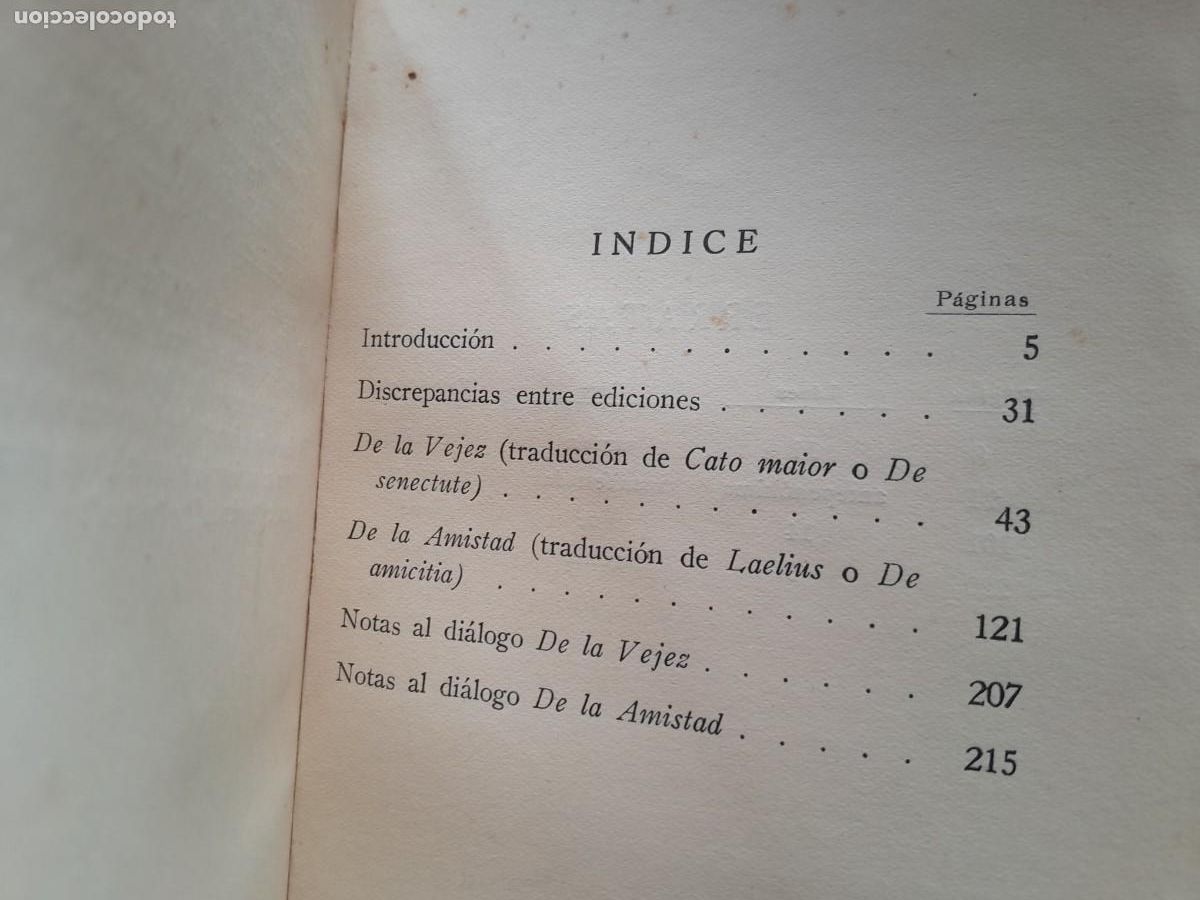 Libros de segunda mano: CICERON DE LA VEJEZ Y DE LA AMISTAD. BOSCH - Foto 3