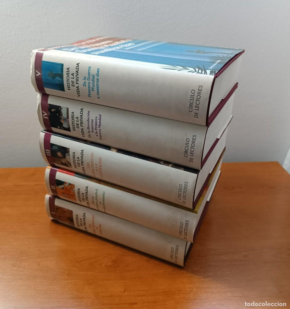 Libros de segunda mano: Historia de la Vida Privada. Tomos 1-5. C&iacute;rculo de Lectores 1993 - Foto 2