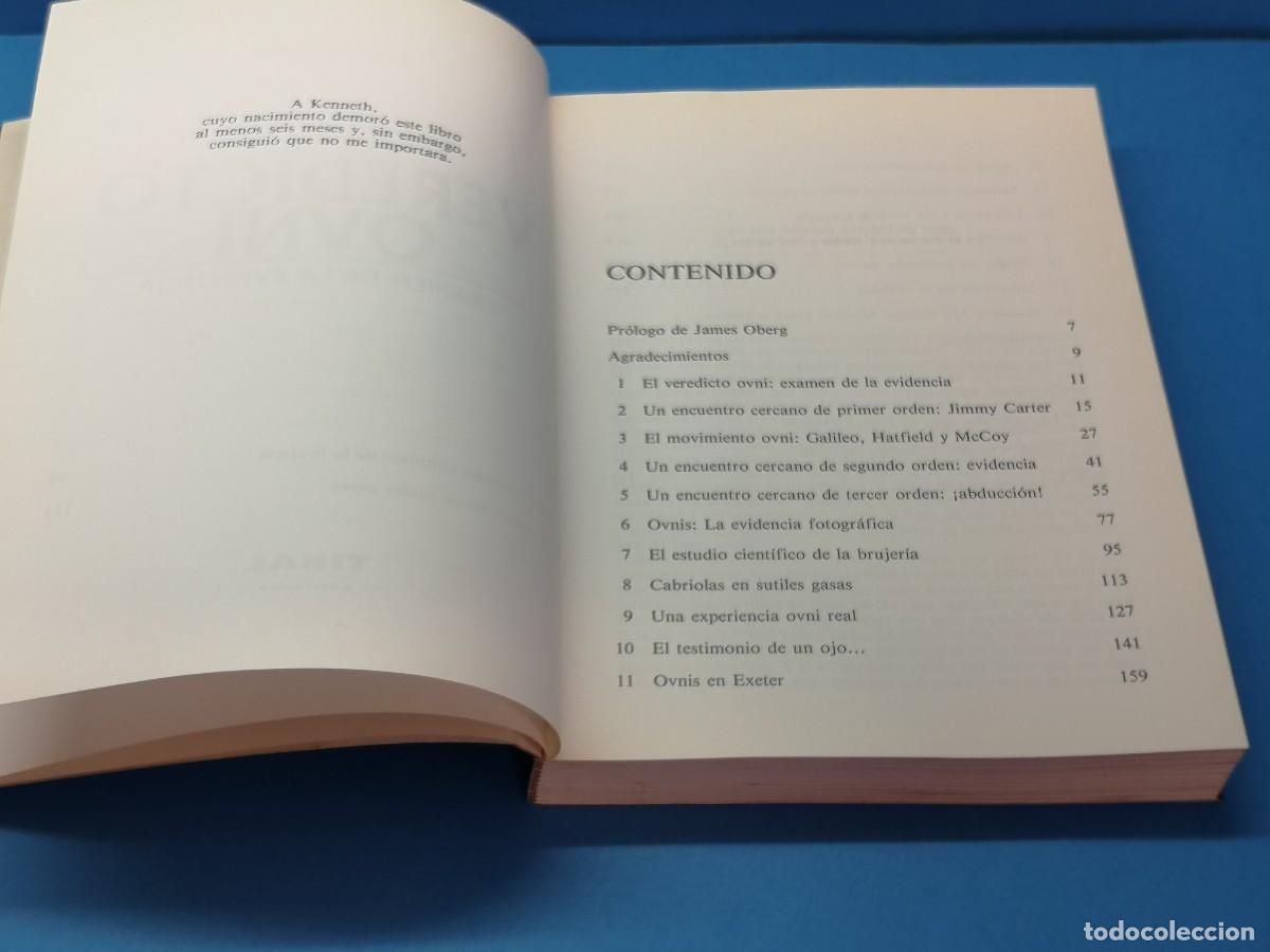 Libros de segunda mano: Veredicto OVNI examen de la evidencia.- Robert Sheaffer - Foto 3