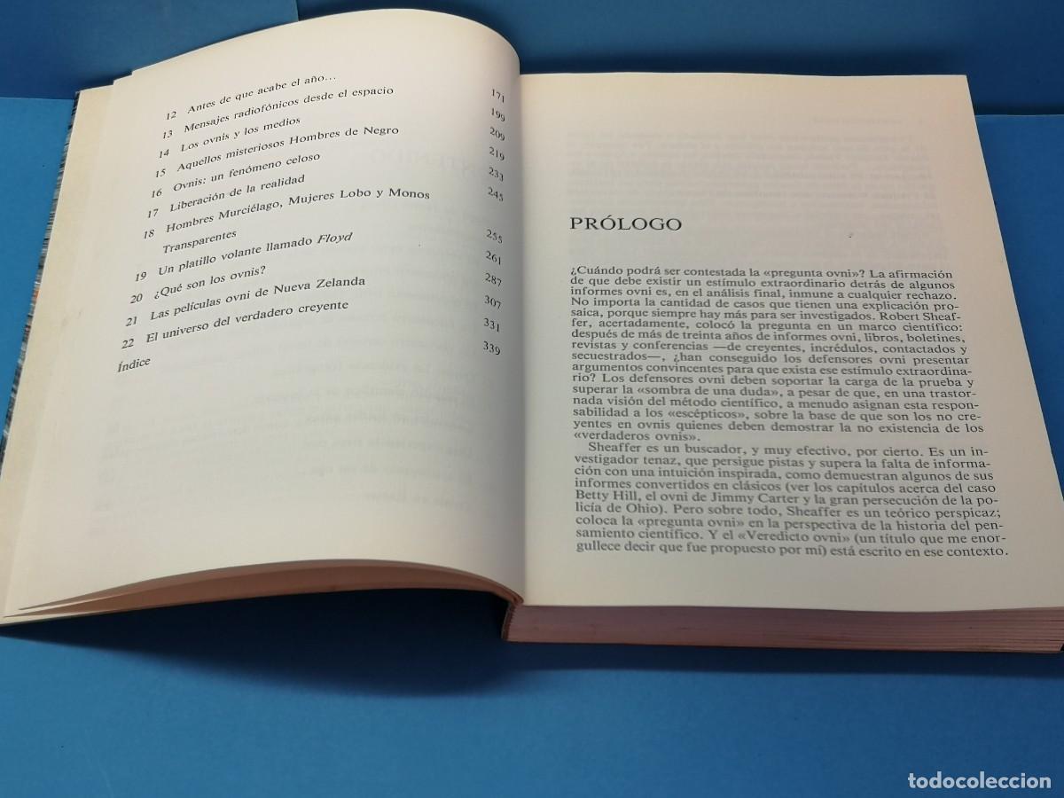 Libros de segunda mano: Veredicto OVNI examen de la evidencia.- Robert Sheaffer - Foto 4