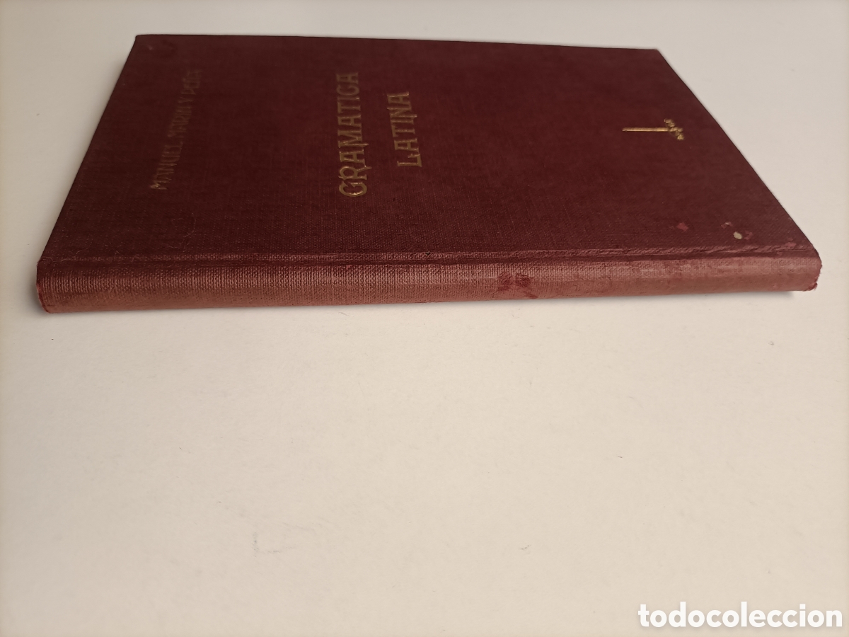 Libros de segunda mano: Gram&aacute;tica latina Manuel Mar&iacute;n y Pe&ntilde;a. - Foto 4