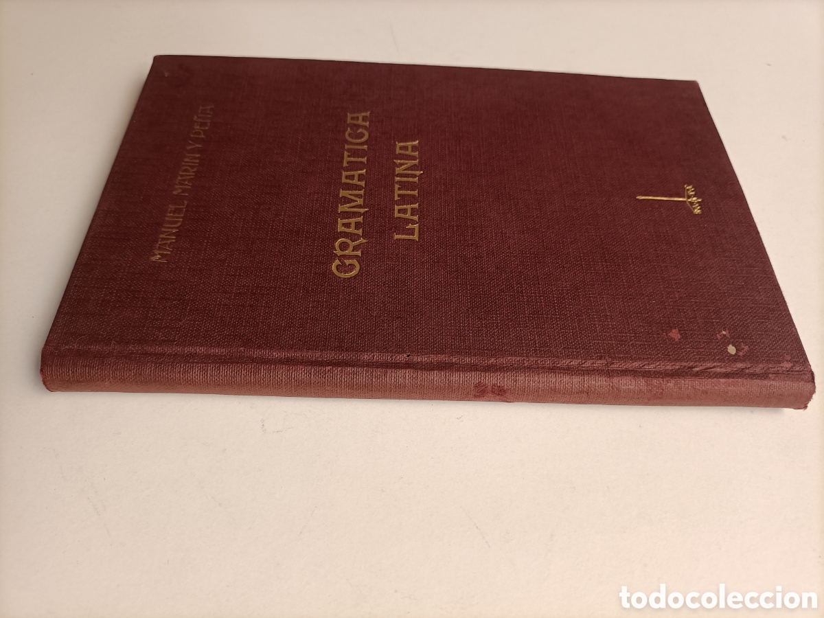 Libros de segunda mano: Gram&aacute;tica latina Manuel Mar&iacute;n y Pe&ntilde;a. - Foto 1