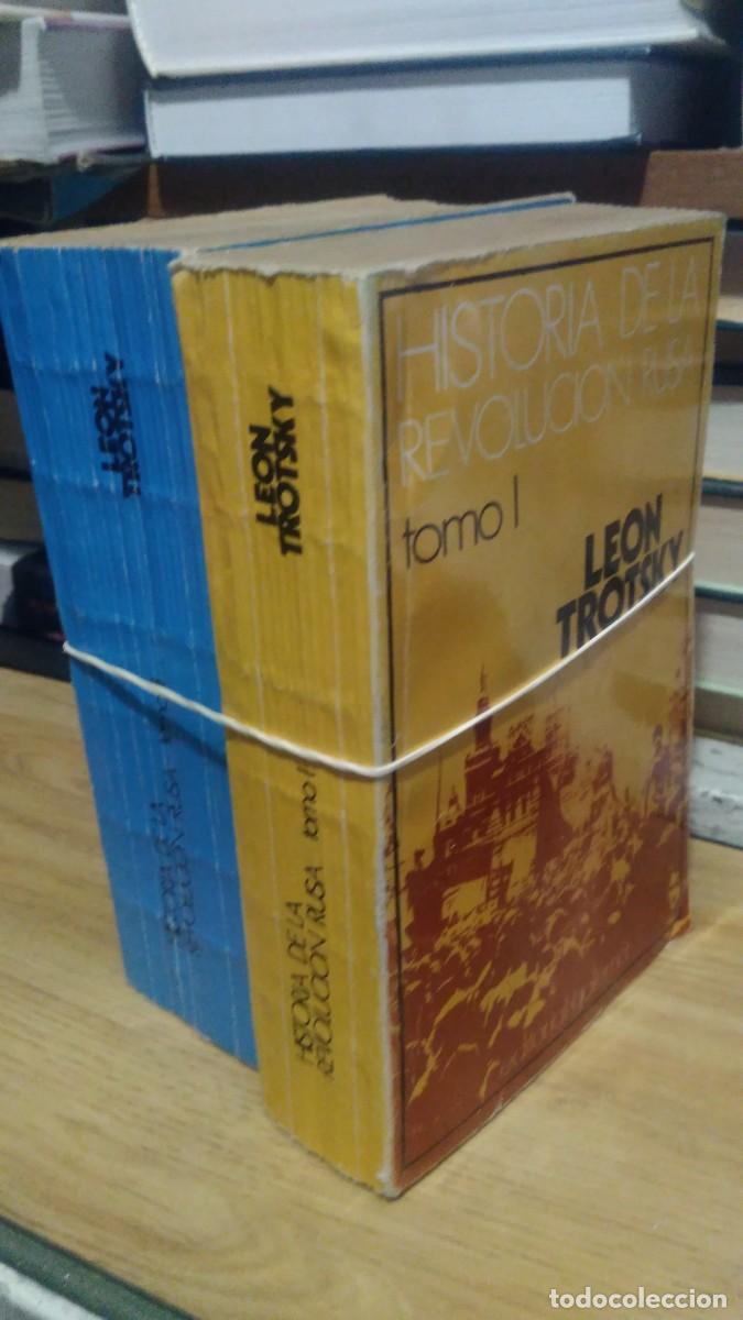 Libros de segunda mano: Historia de la revoluci&oacute;n rusa Tomos I y II -Leon Trotsky. Ed. Galerna - Foto 1