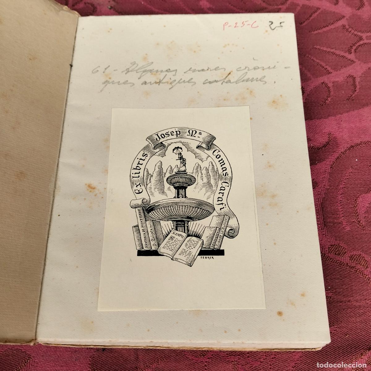 Libros de segunda mano: Autenticidad de la cronica de Barnardo Boades V Coma Soley Proa Blanes Bernat 1949 - Foto 2