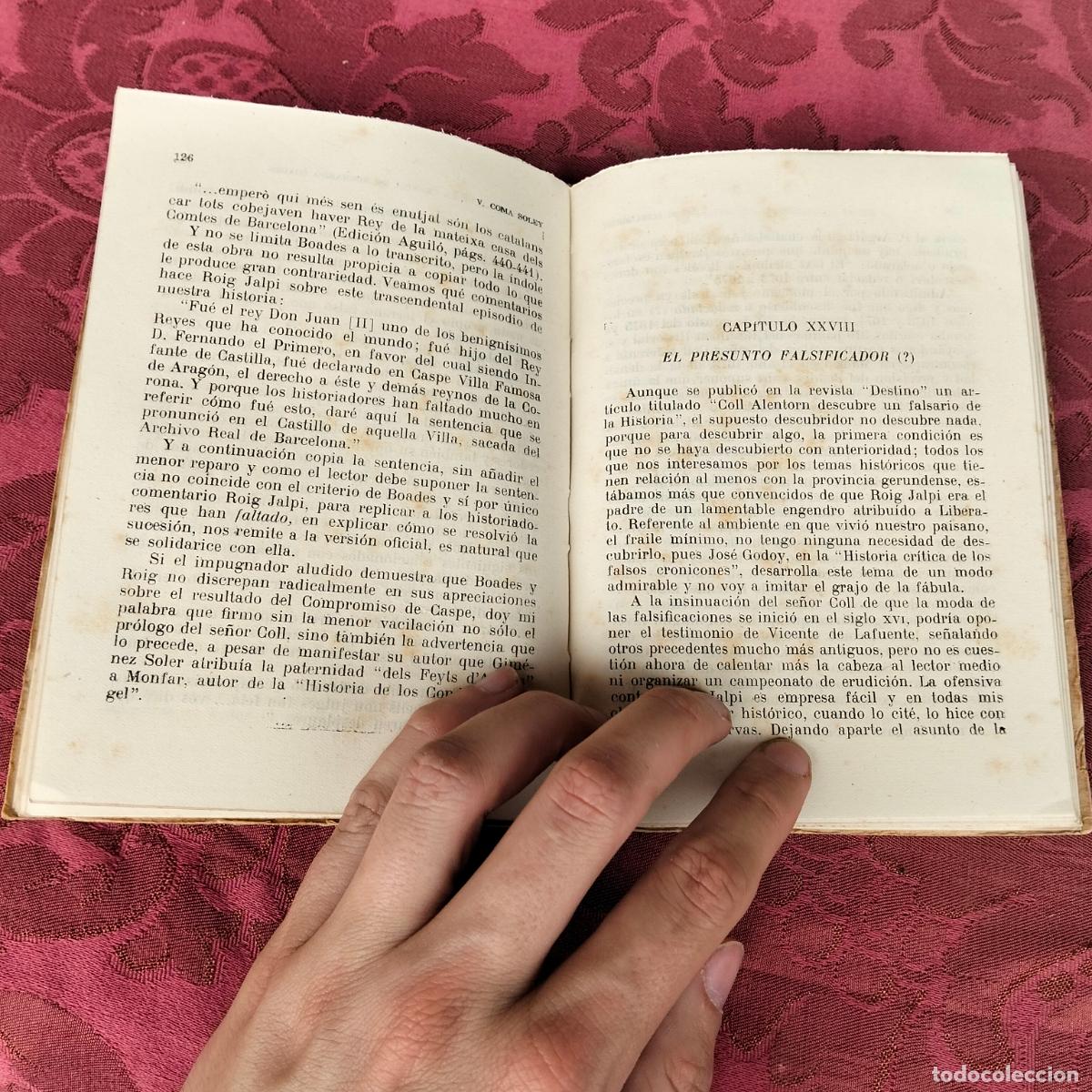 Libros de segunda mano: Autenticidad de la cronica de Barnardo Boades V Coma Soley Proa Blanes Bernat 1949 - Foto 5
