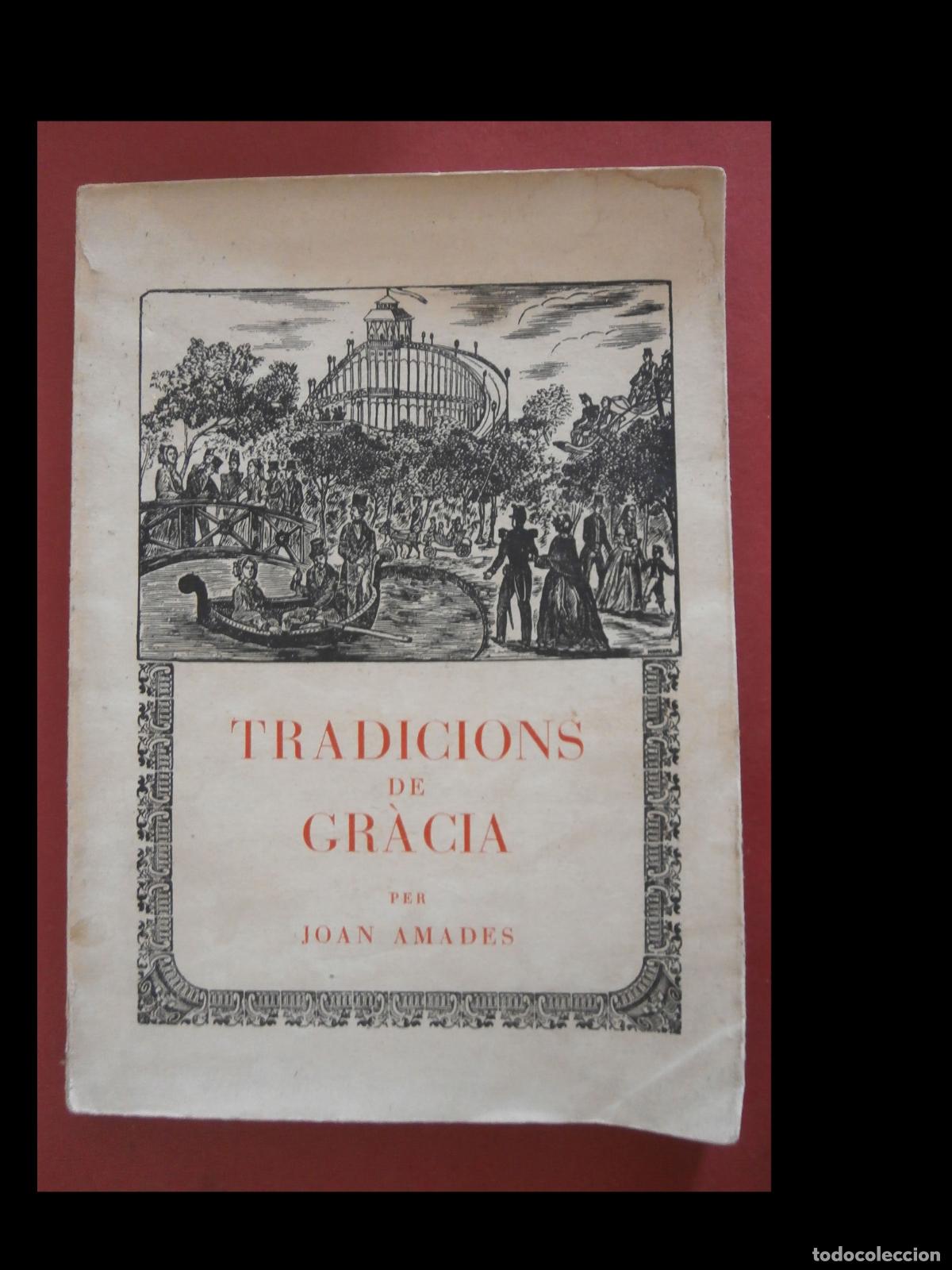 Libros de segunda mano: Tradicions de Gr&agrave;cia. Joan Amades - Foto 6