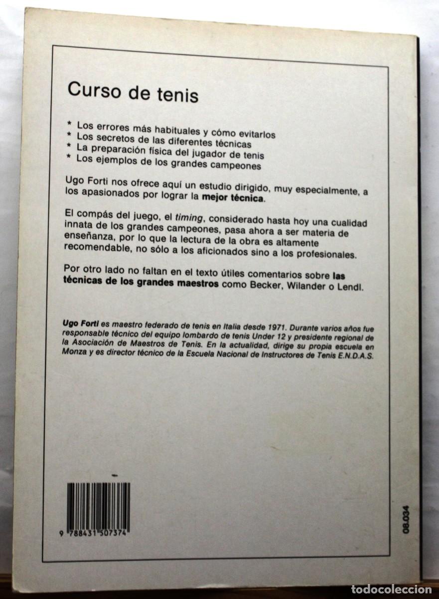Libros de segunda mano: CURSO DE TENIS. Forti, Hugo. Deportes. - Foto 12