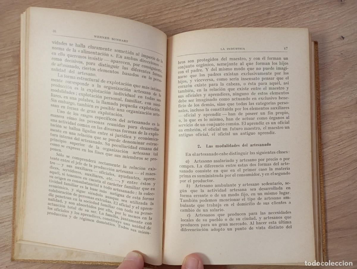 Libros de segunda mano: La Industria Werner Sombart - Foto 4