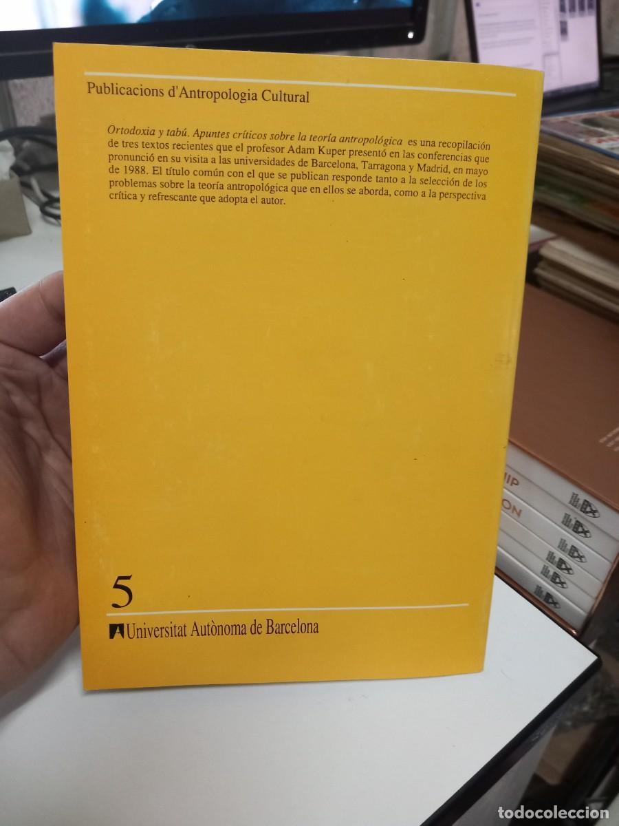 Libros de segunda mano: Ortodoxia y tab&uacute;. Adam Jonathan Kuper - Foto 7