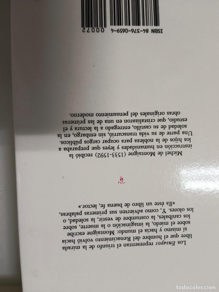 Libros de segunda mano: Ensayos. Montaigne 3 tomos - Foto 8