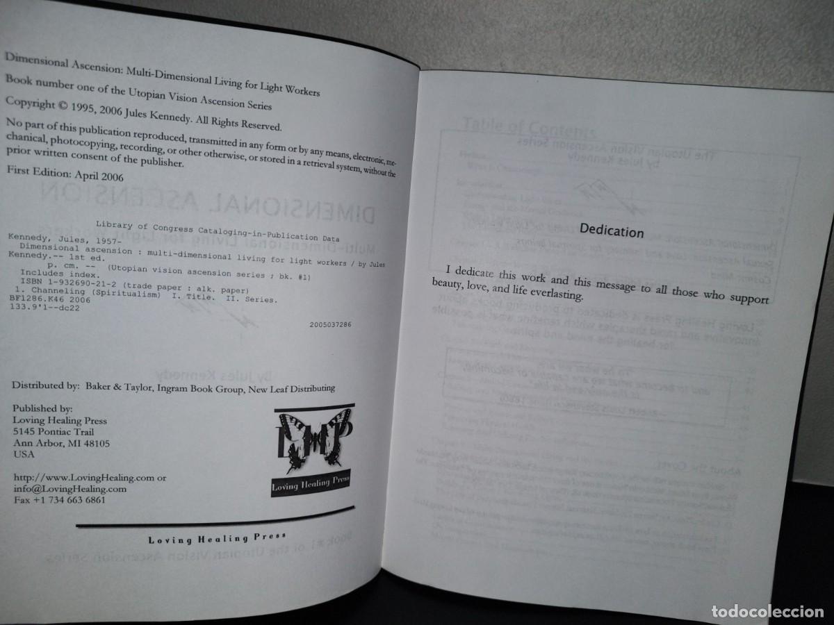 Libros de segunda mano: 210- DIMENSONAL ASCENSION. MULTI-DIMENSIONAL LIVING FOR LIGHT WORKERS - JULES KENNEDY - Foto 5