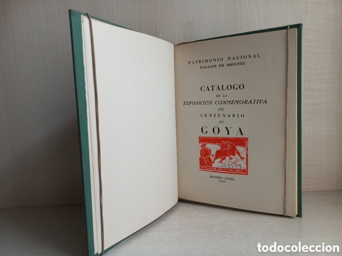 Libros de segunda mano: Cat&aacute;logo de la Exposici&oacute;n Conmemorativa del Centenario de Goya. Palacio de Oriente, 1946. - Foto 5