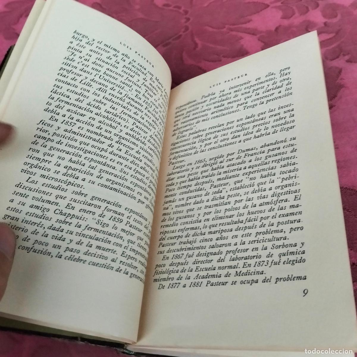 Libros de segunda mano: Luis Pasteur estudios sobre generaci&oacute;n espont&aacute;nea Emec&eacute; editores - Foto 6