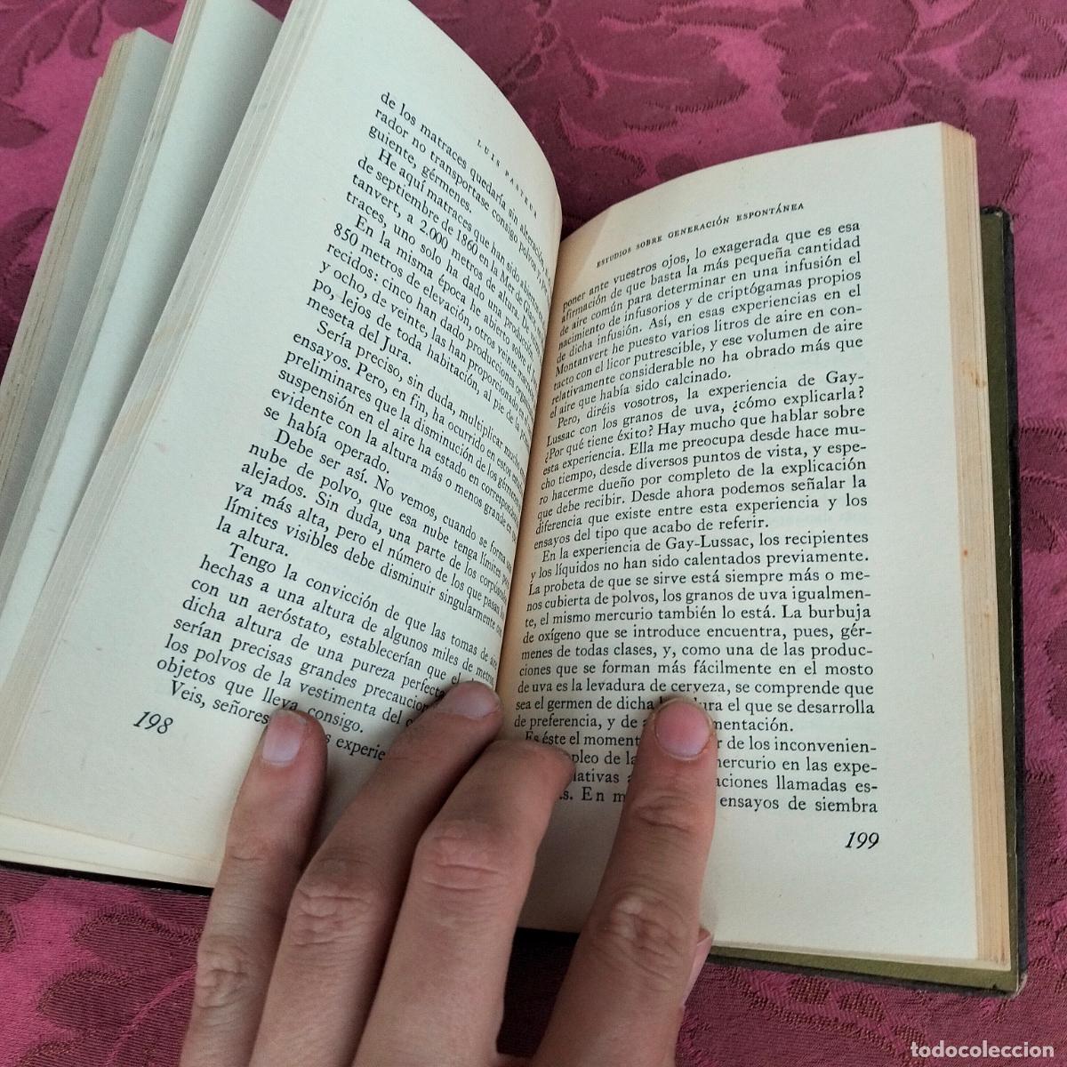 Libros de segunda mano: Luis Pasteur estudios sobre generaci&oacute;n espont&aacute;nea Emec&eacute; editores - Foto 7