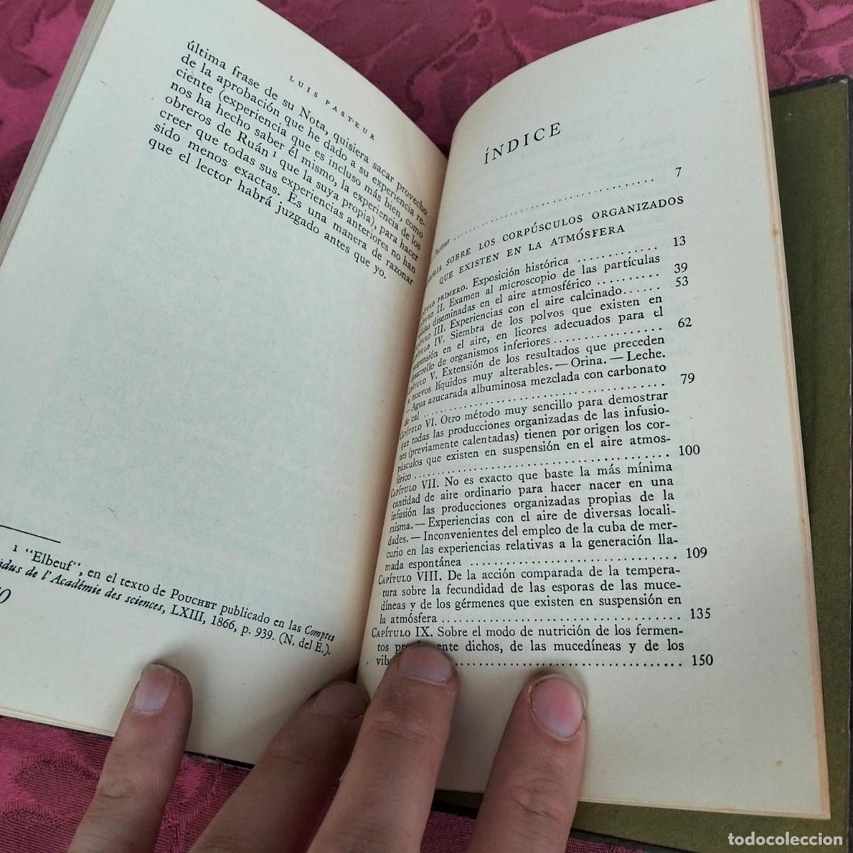 Libros de segunda mano: Luis Pasteur estudios sobre generaci&oacute;n espont&aacute;nea Emec&eacute; editores - Foto 8