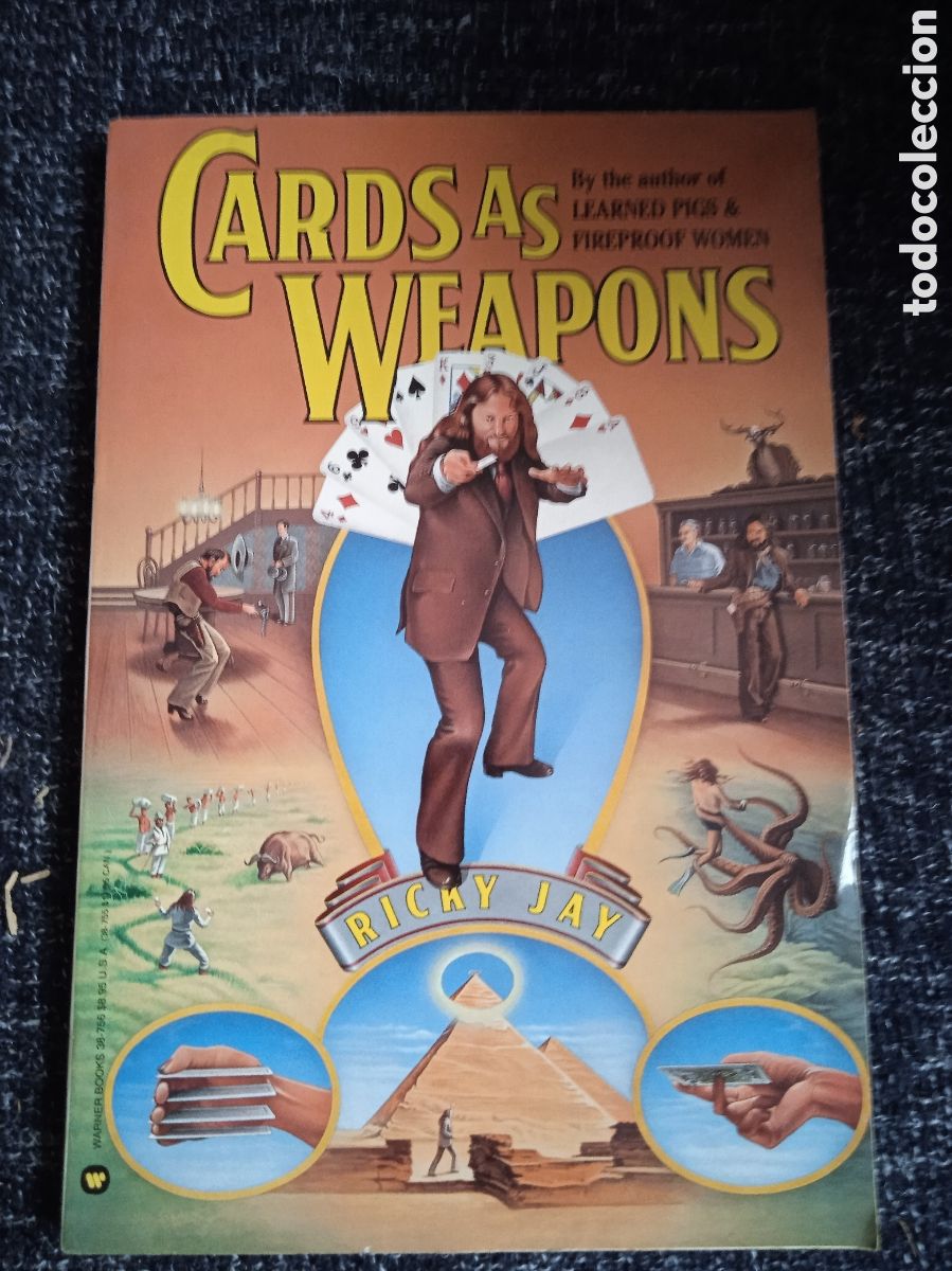 Libros de segunda mano: CARDS AS WEAPONS / RICKY JAY -EDICION DE 1977 - Foto 1