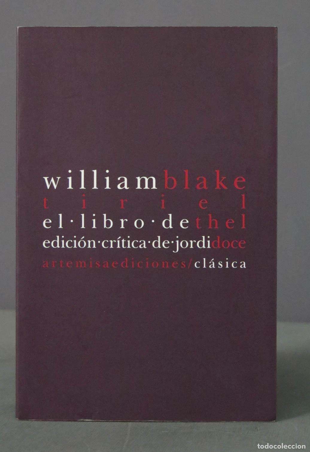 Libros de segunda mano: Tiriel El libro de Thel William Blake - Foto 1