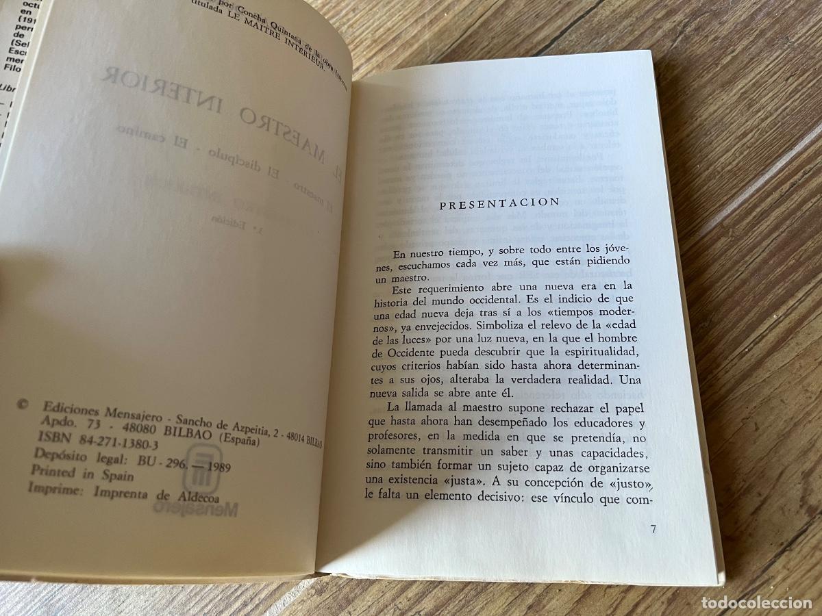 Libros de segunda mano: DURCKHEIM : EL MAESTRO INTERIOR - Foto 5