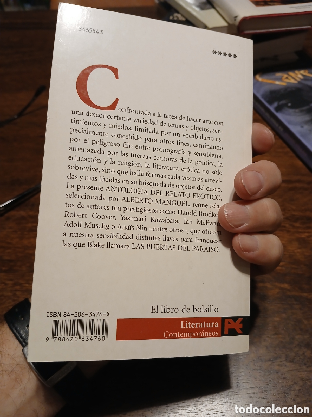 Libros de segunda mano: Las puertas del para&iacute;so, Alberto Manguel - Foto 2