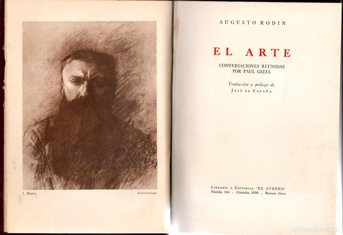 Libros de segunda mano: AUGUSTO RODIN : EL ARTE (ATENEO, 1946) - Foto 1