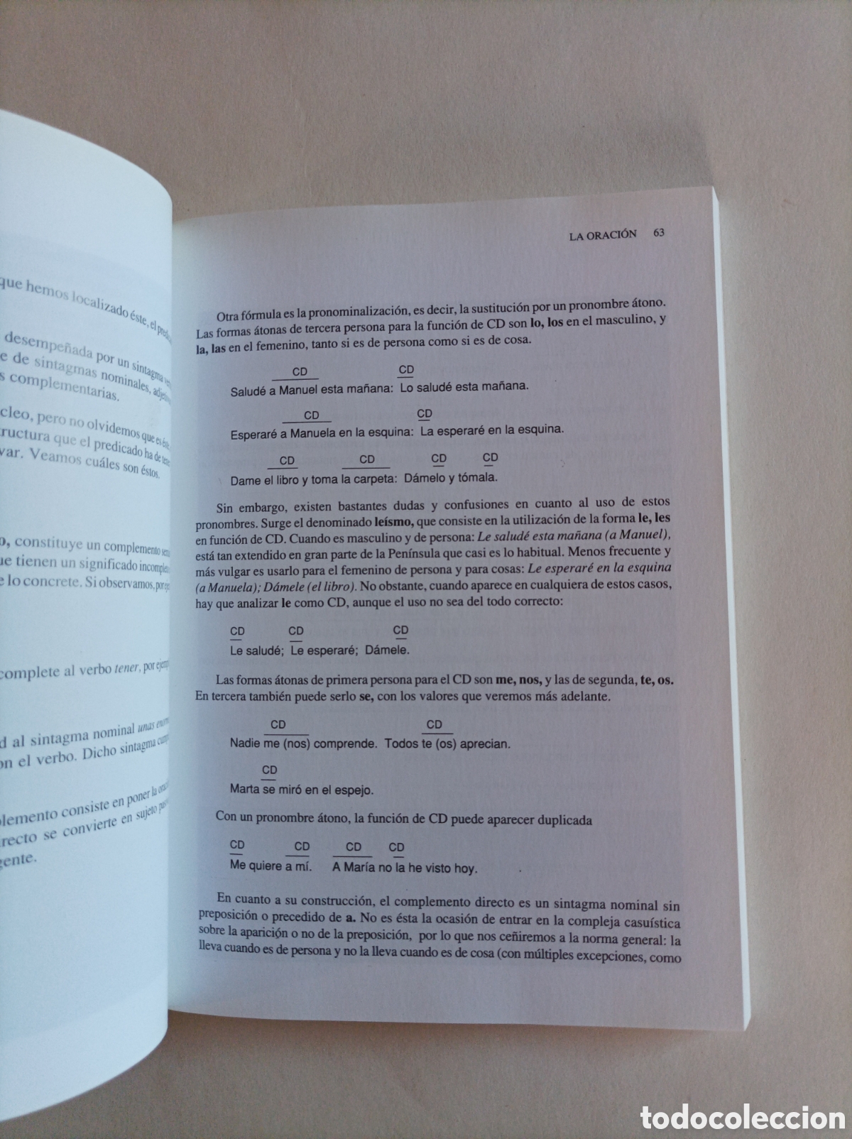 Libros de segunda mano: Sintaxis. Teor&iacute;a y pr&aacute;ctica del an&aacute;lisis oracional. Espa&ntilde;ol pr&aacute;ctico. 2&ordf; edici&oacute;n / Eugenio Casc&oacute;n - Foto 6