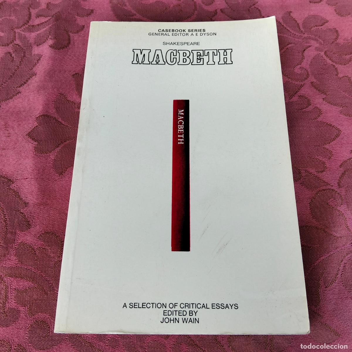 Libros de segunda mano: Shakespeare, Macbeth, casebook series general editor A E Dyson critical essays John Wain - Foto 1