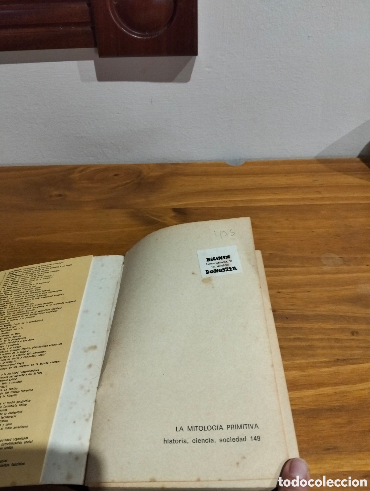 Libros de segunda mano: La mitolog&iacute;a primitiva - Foto 3