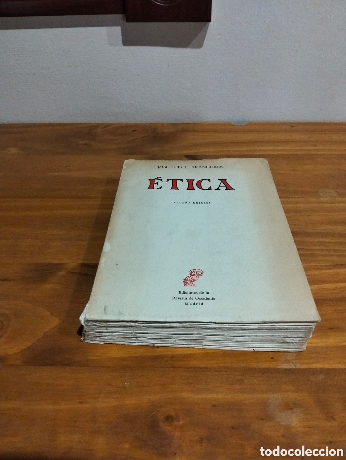 Libros de segunda mano: &Eacute;tica Jos&eacute; Luis L. Aranguren - Foto 1