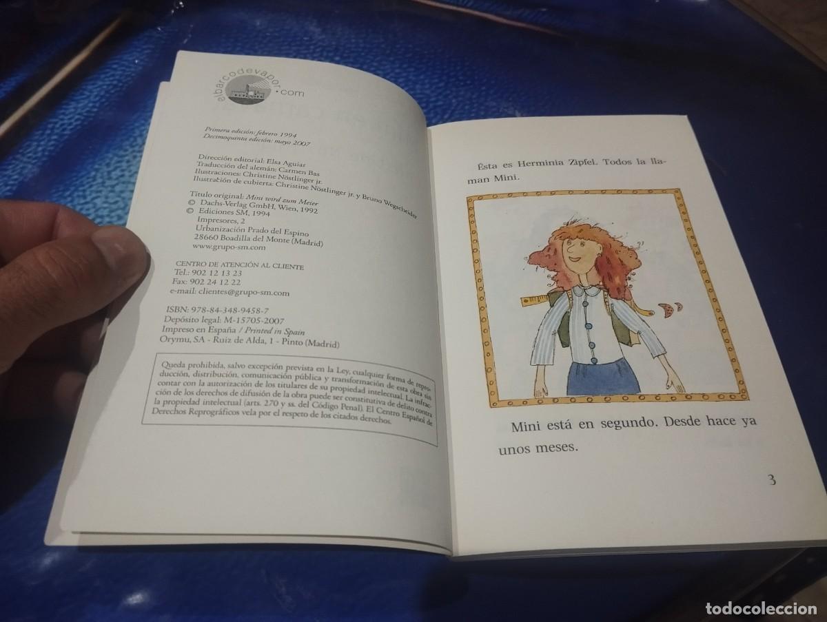 Libros de segunda mano: MINI EN CARNAVAL CHRISTINE N&Auml;STLINGER EL BARCO DE VAPOR 2007 - Foto 2
